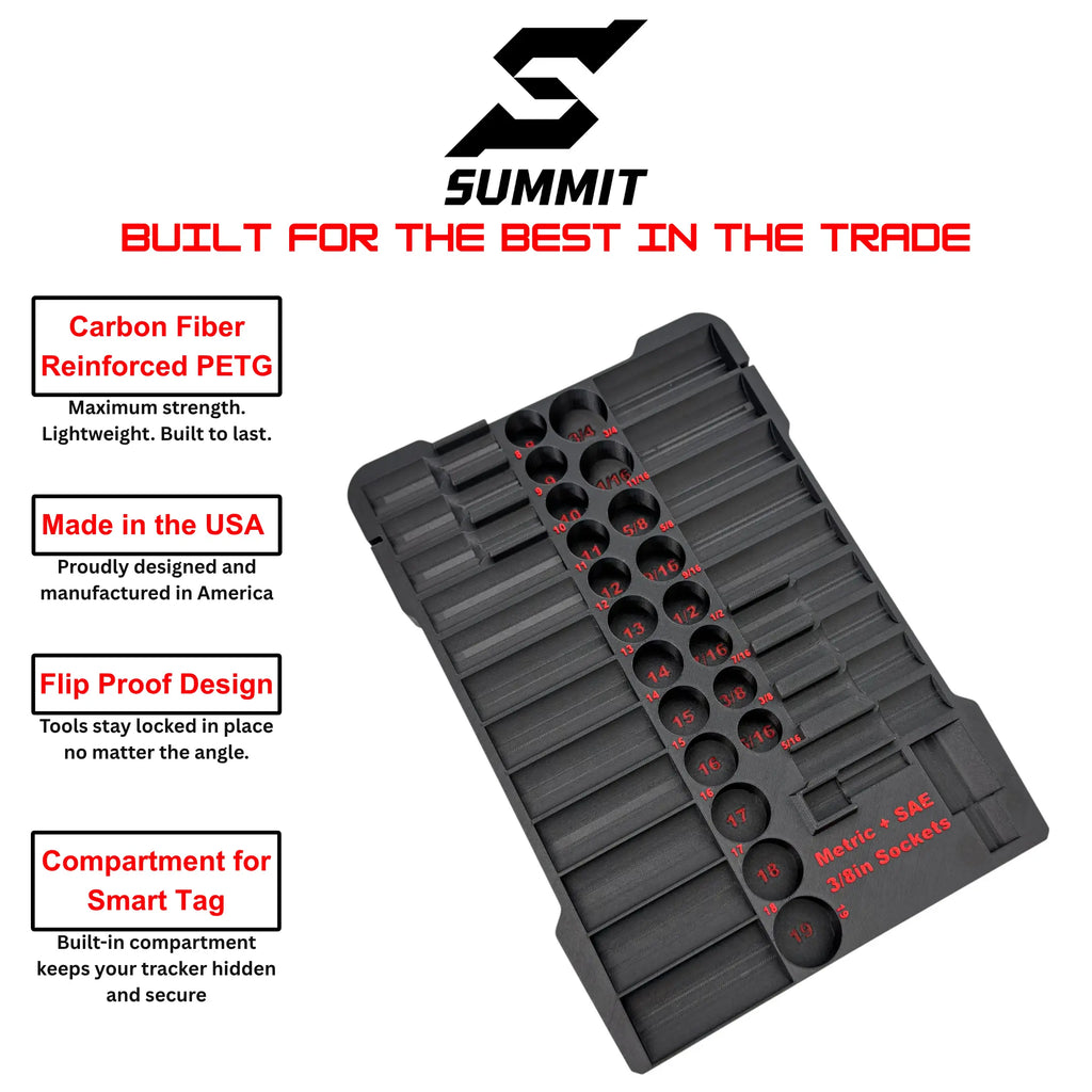 43pc 3/8in Socket Insert SUMMIT