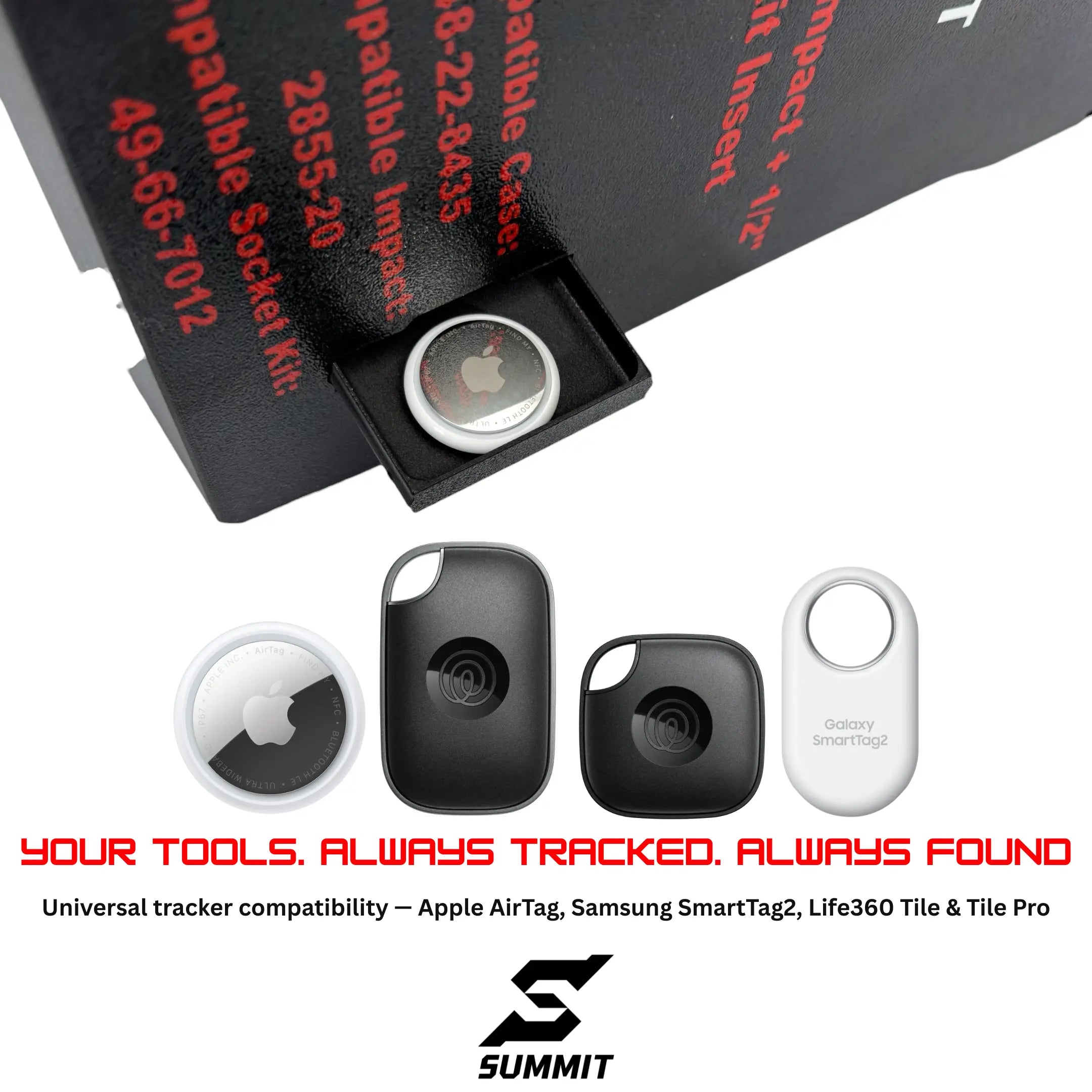 1/2in Compact Impact + 19pc SAE Socket Insert SUMMIT