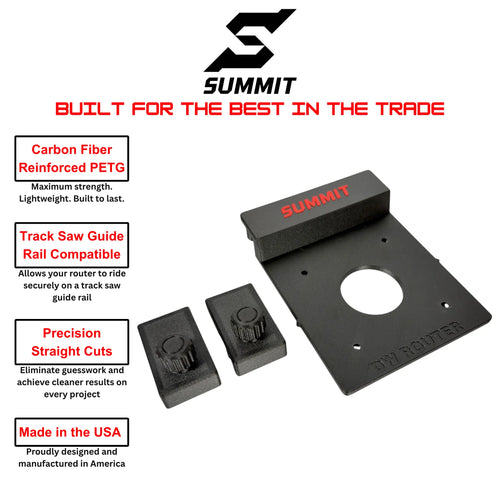 Dewalt Router Track Saw Guide Rail Adapter SUMMIT