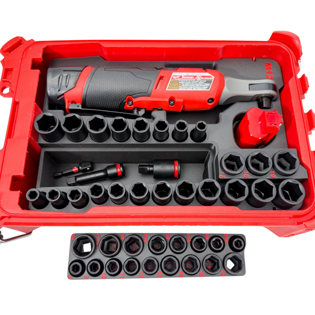 M12 Ratchet + 43pc Socket Insert SUMMIT