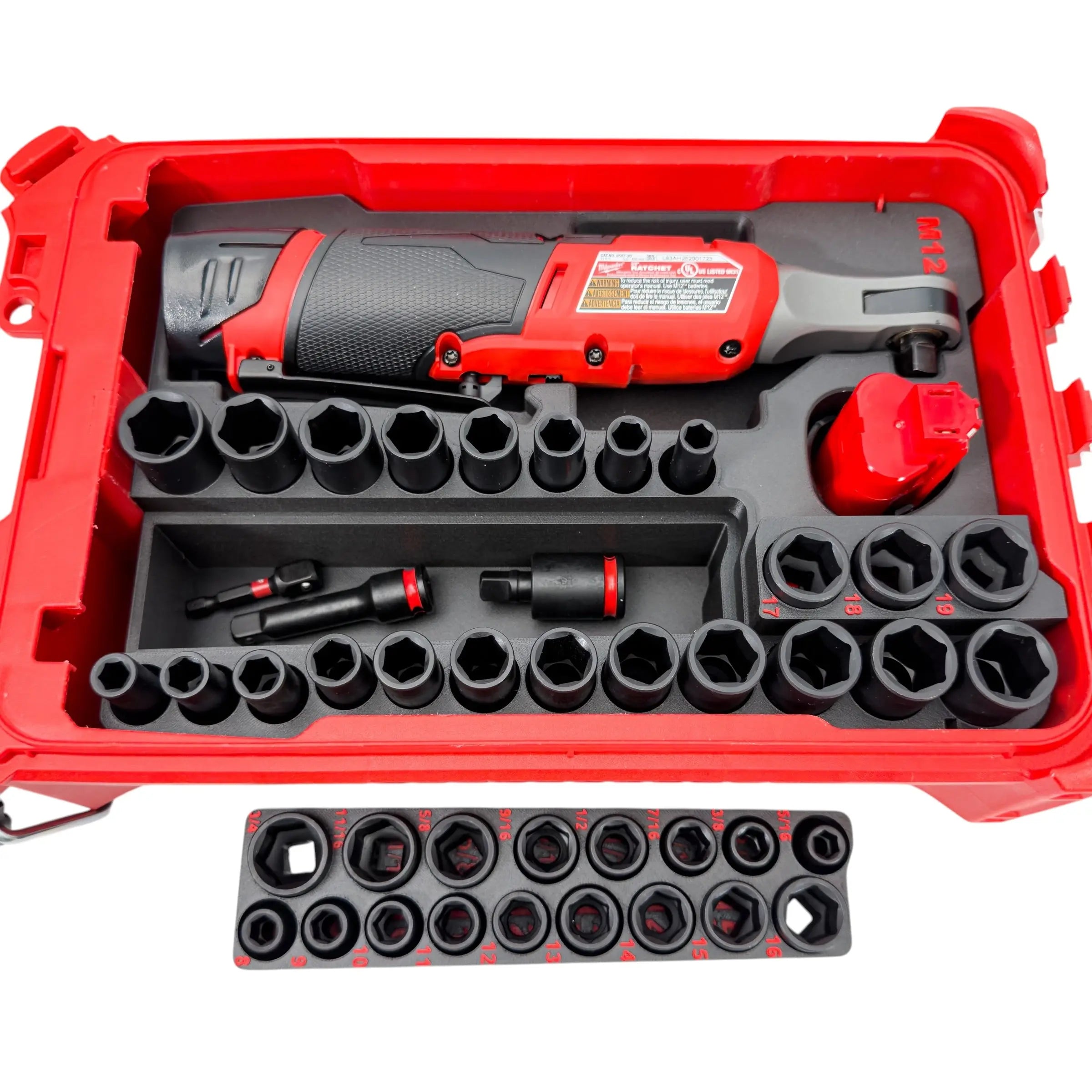 M12 Ratchet + 43pc Socket Insert SUMMIT