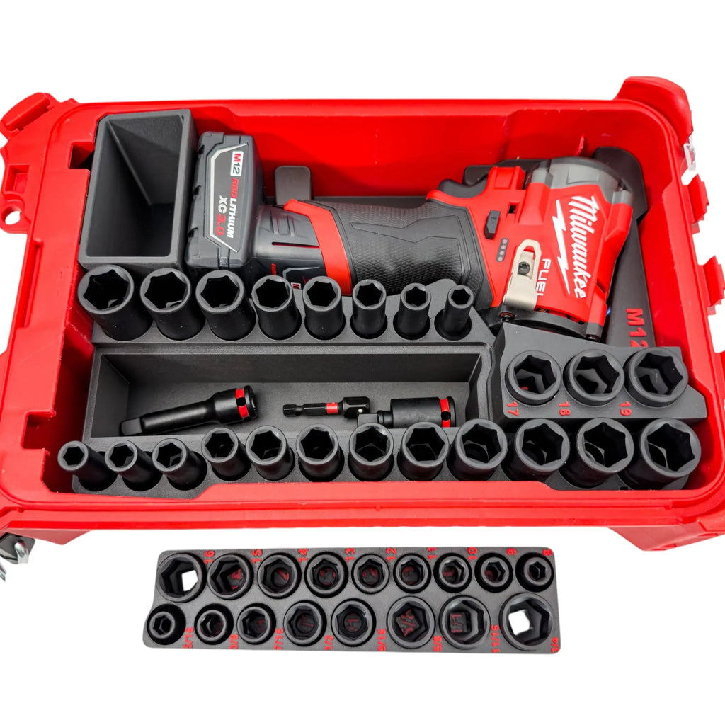 M12 3/8in Impact + 43pc Socket Insert SUMMIT