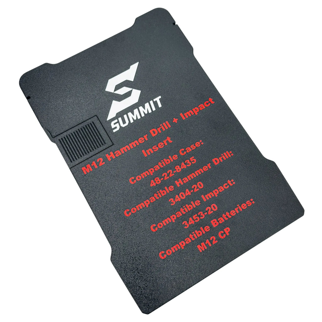 M12 Hammer Drill + Driver Insert SUMMIT