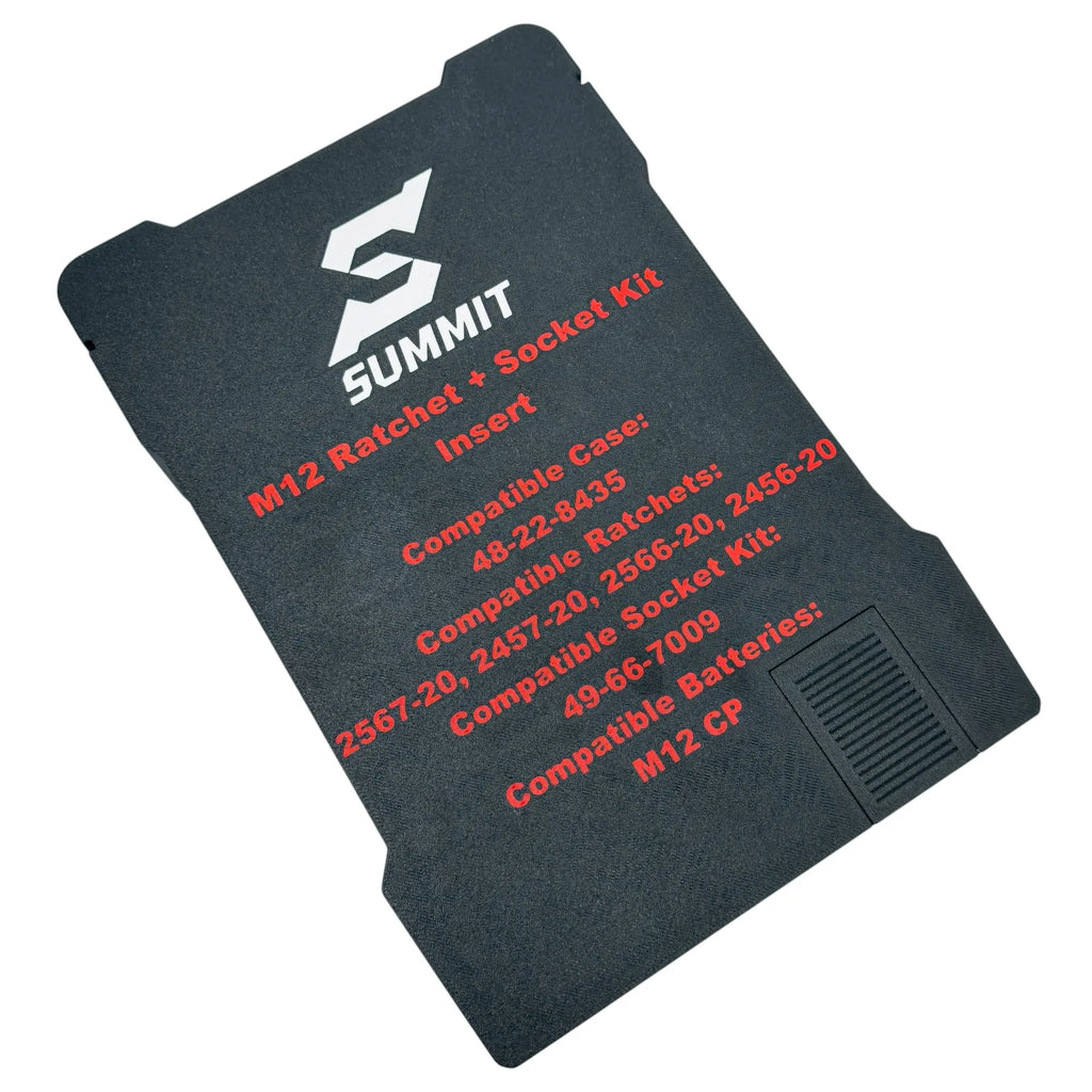 M12 Ratchet + 43pc Socket Insert SUMMIT